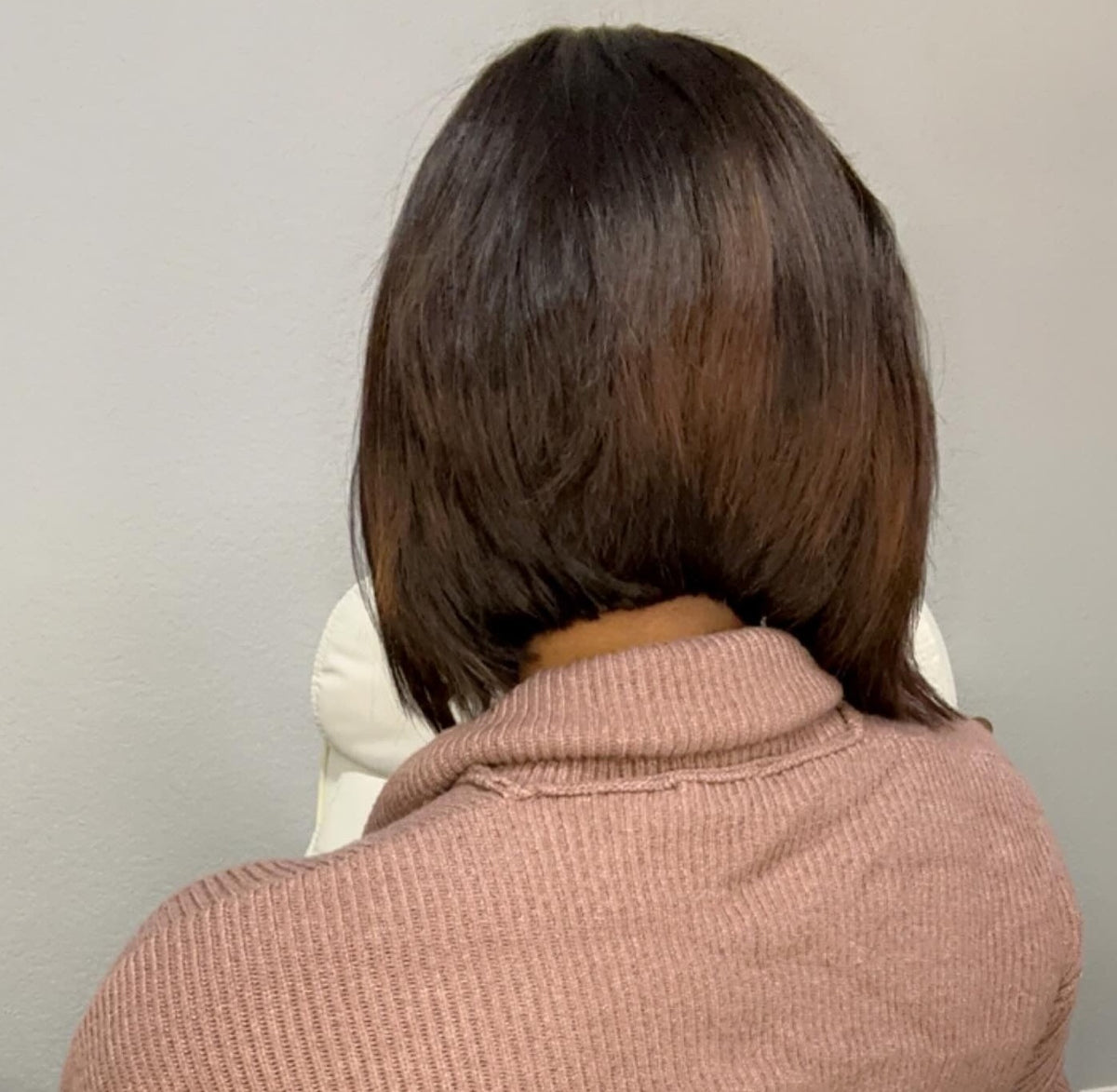 "Erica" Raw Cambodian Inverted Bob Wig Unit