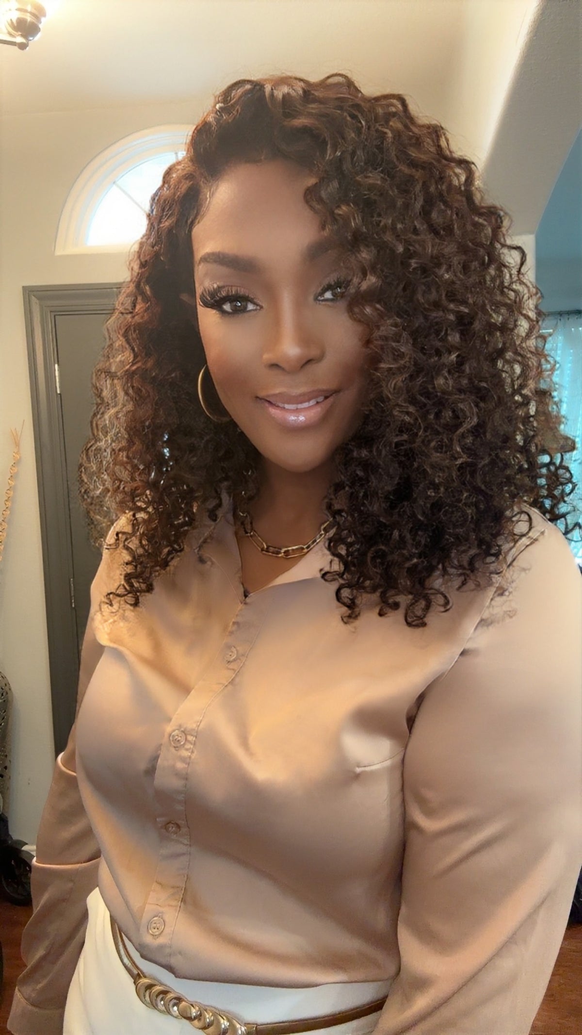 "LEXI" "DIAMOND COLLECTION" Deep Curly Glueless HD LACE Wig