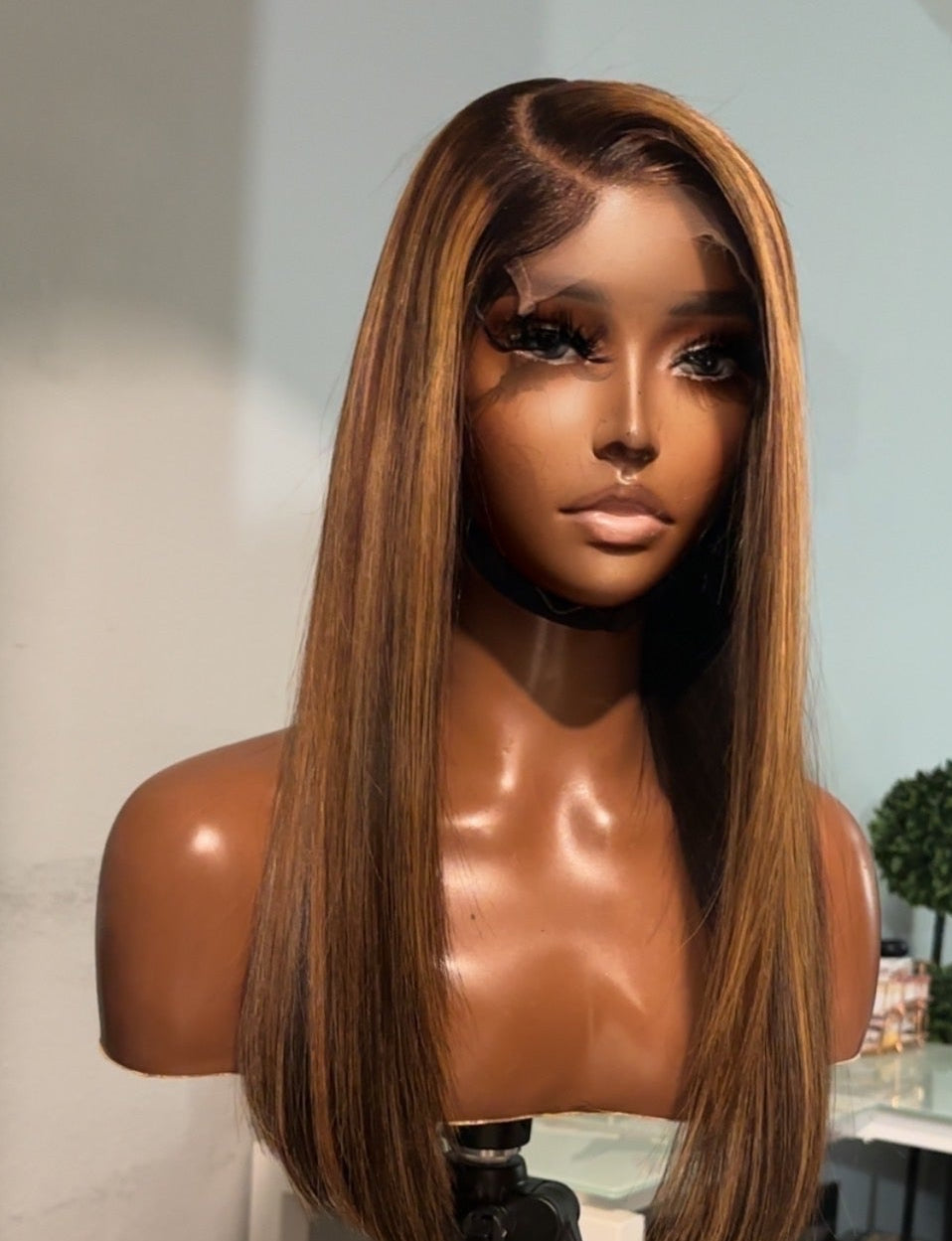 “Princess” Honey Blonde Ombre Cambodian Glueless HD Lace Wig