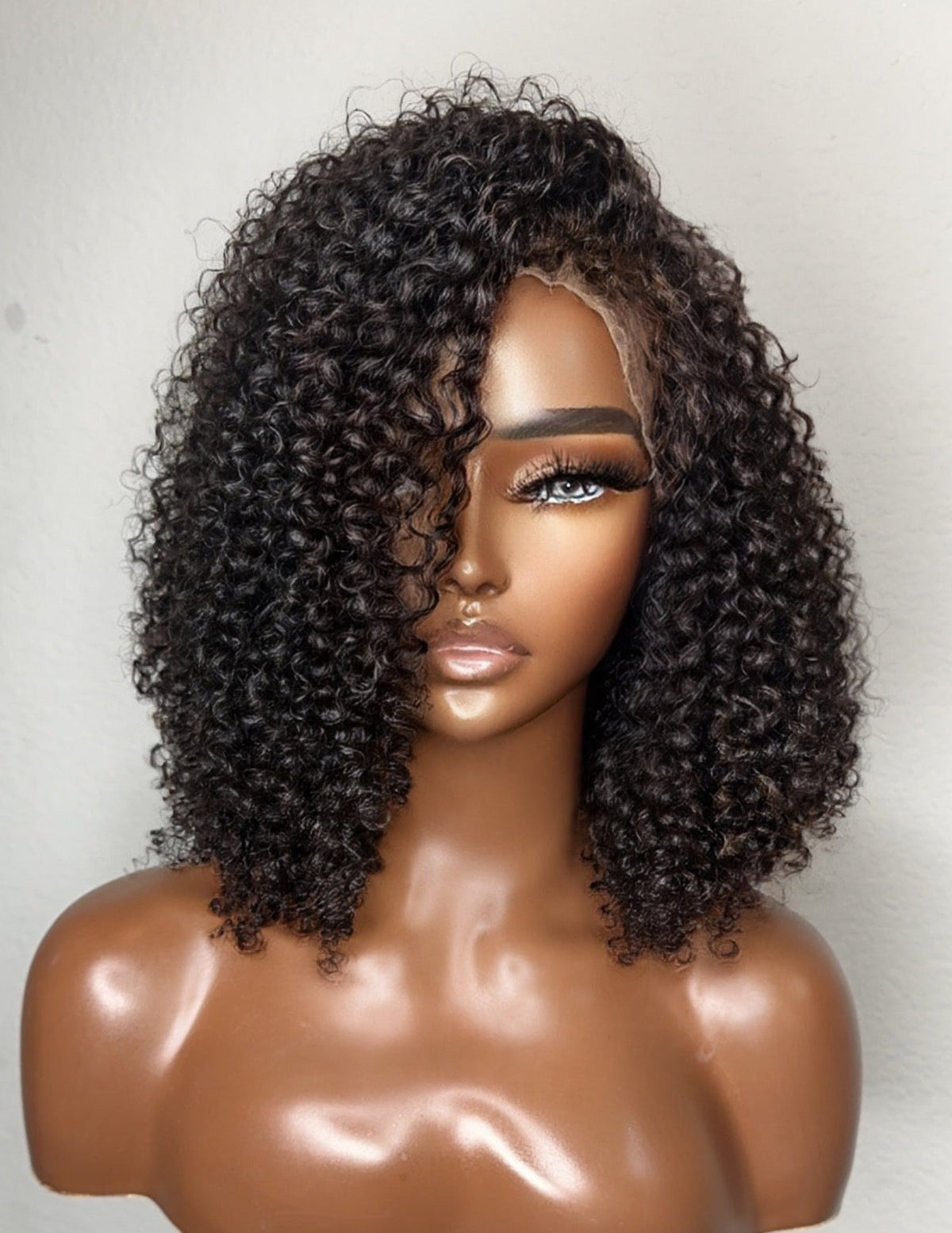 "Fatima" Afro Kinky Curly with Natural Edges