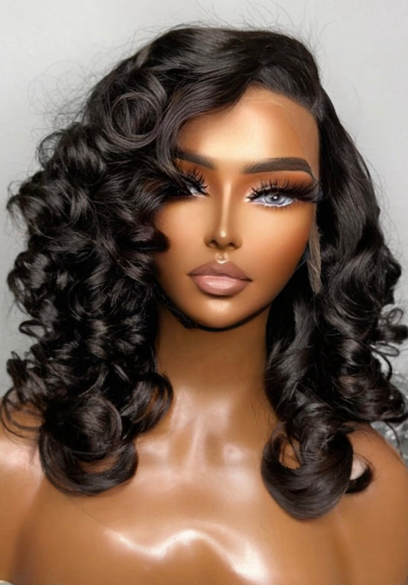"Natalie" Glueless Raw Indian Wig