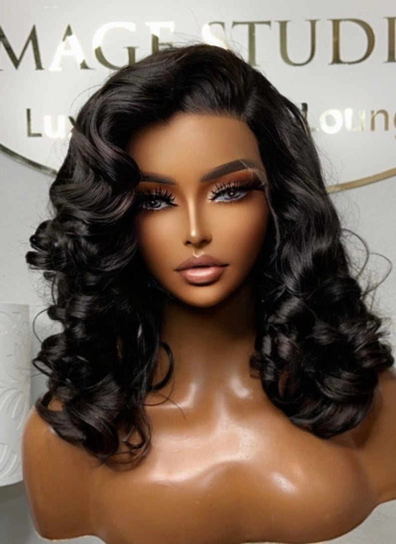 "Natalie" Glueless Raw Indian Wig