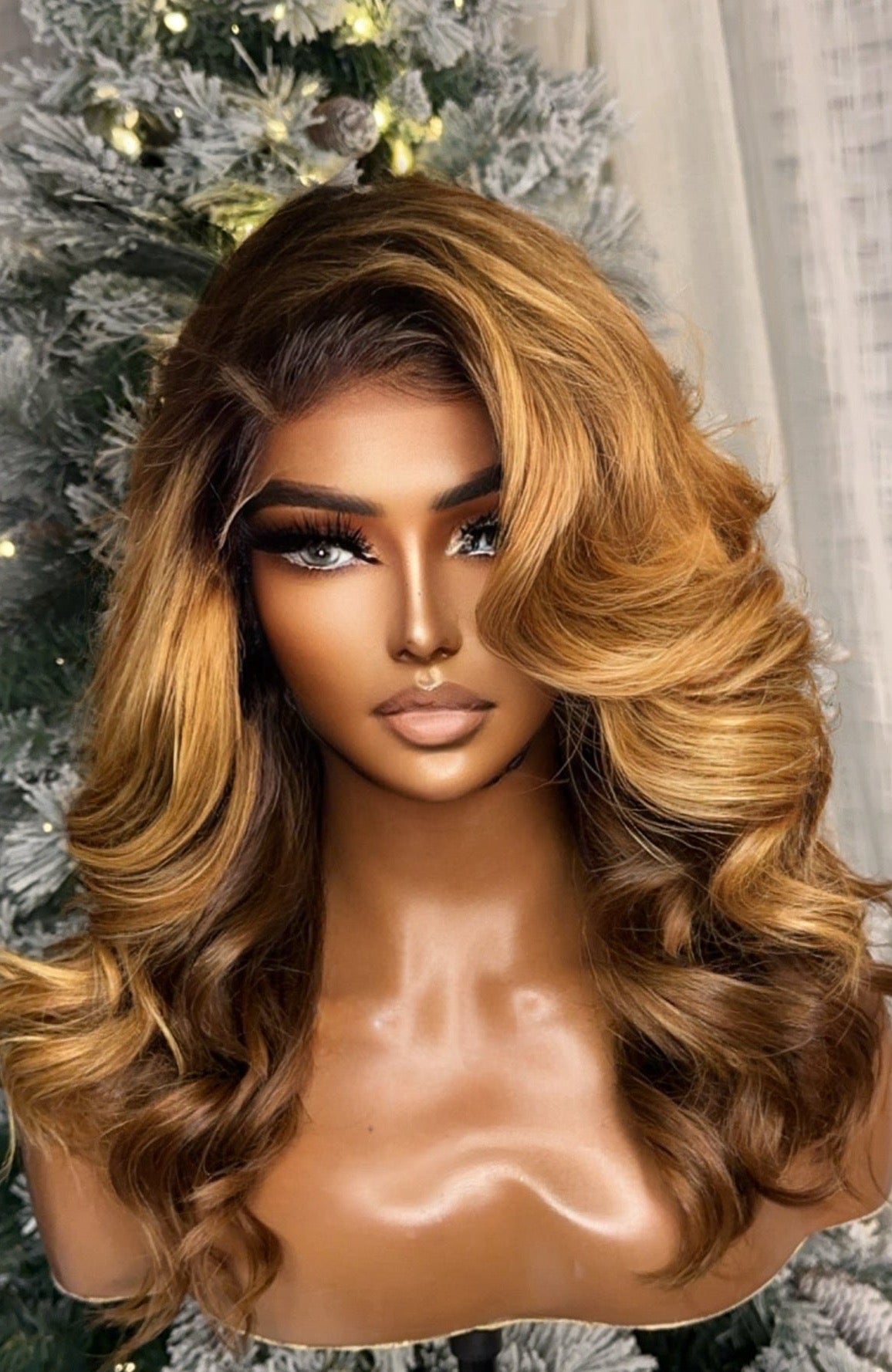 Chyan Blonde/Brown Highlight Raw Cambodian HD Lace Wig