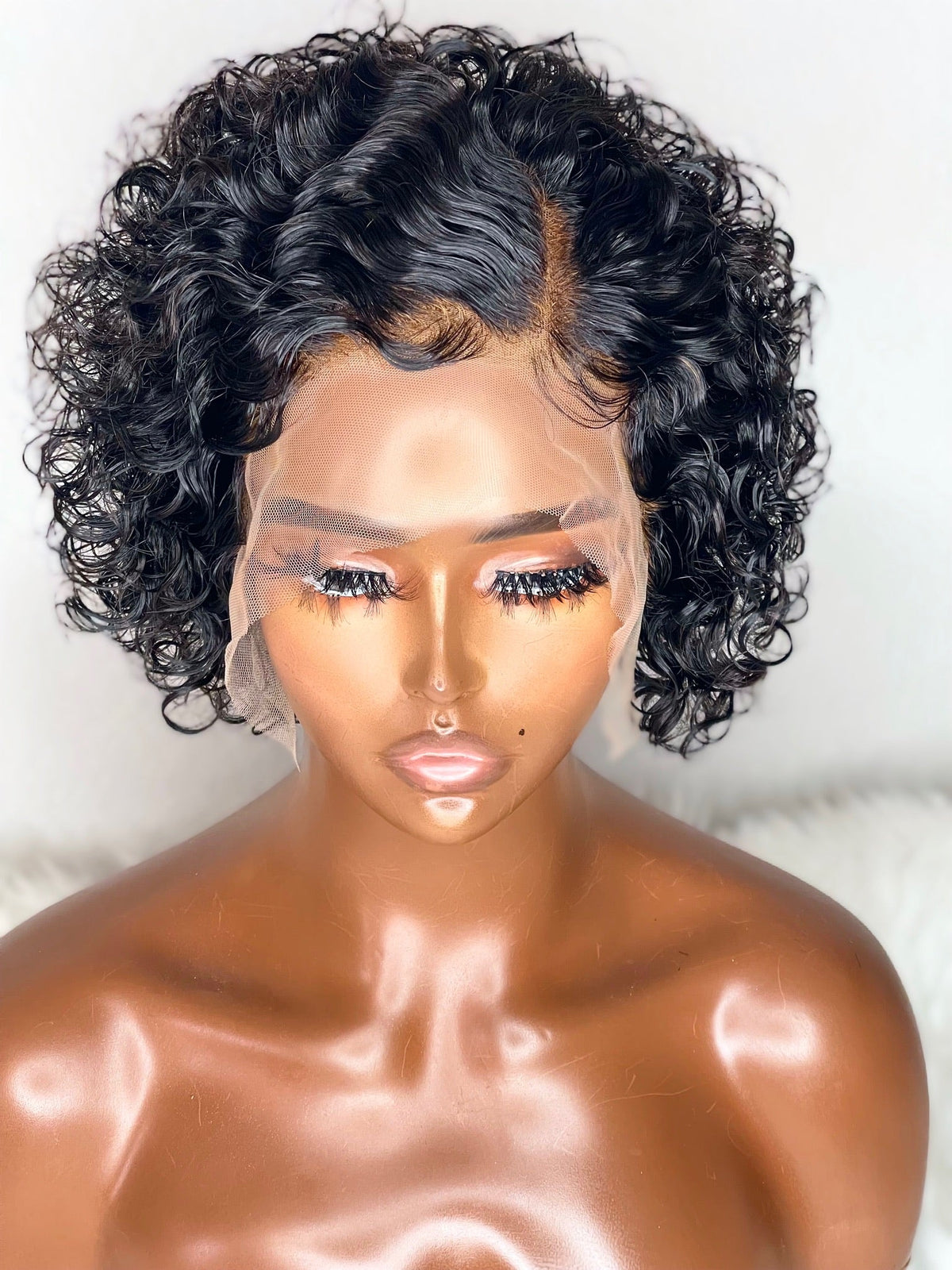 Queen Collection Curly "Wash & Go" Lace Wig