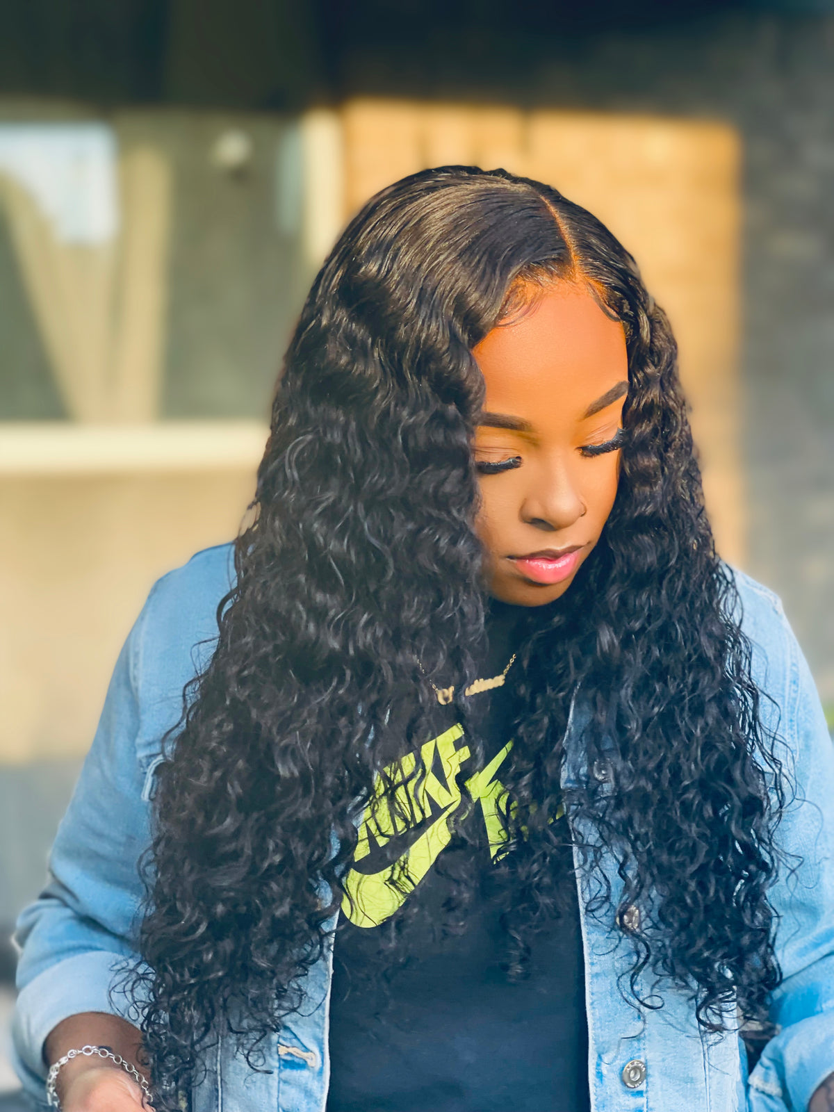 "Lea" Exotic Water Wavy Curly HD Lace Wig