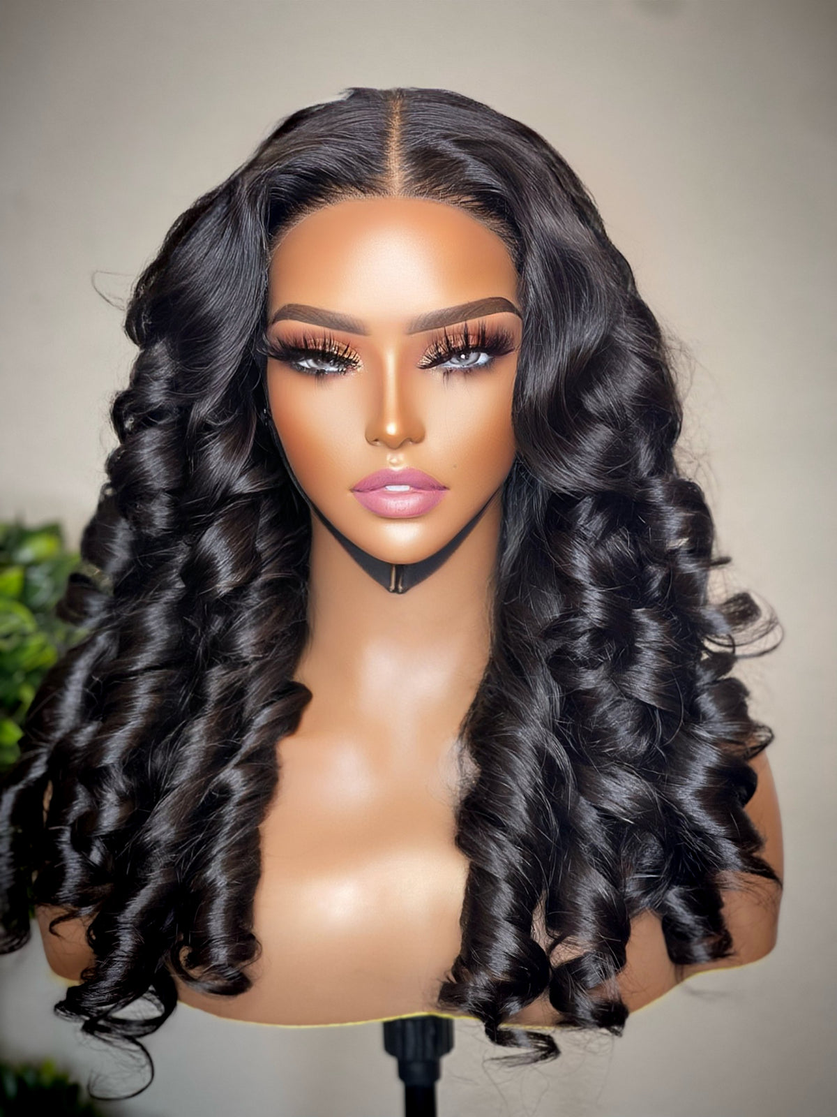 "Ms. Chimes" Super Lux Custom Raw Indian GLUELESS HD Wig