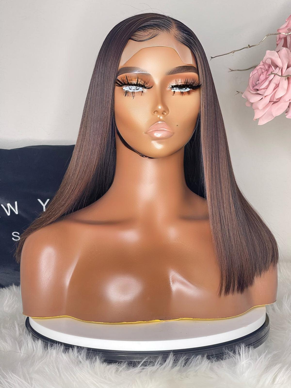 "Lacy" Glueless Highlighted Lace 360 Bob