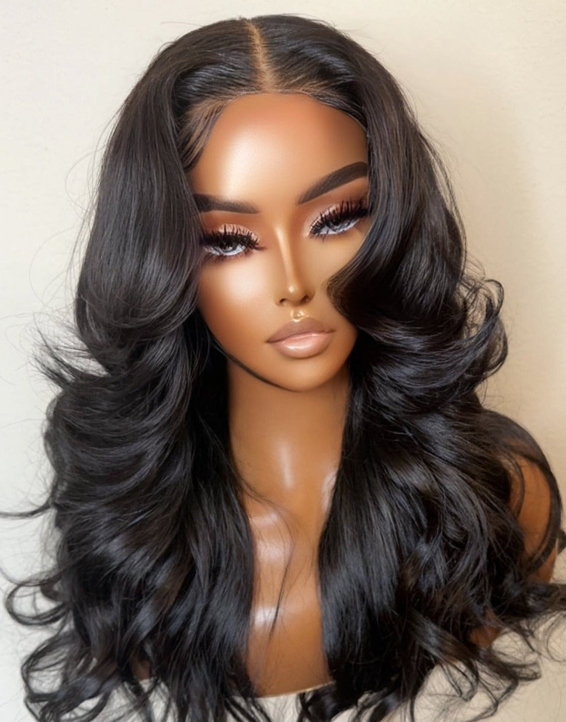ATL Super Lux Deep Layered Custom Raw Indian GLUELESS HD Wig