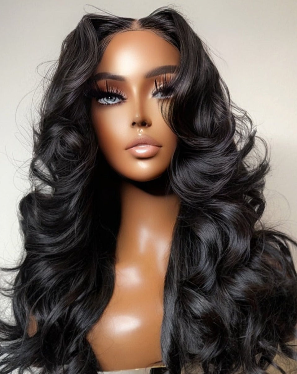 ATL Super Lux Deep Layered Custom Raw Indian GLUELESS HD Wig