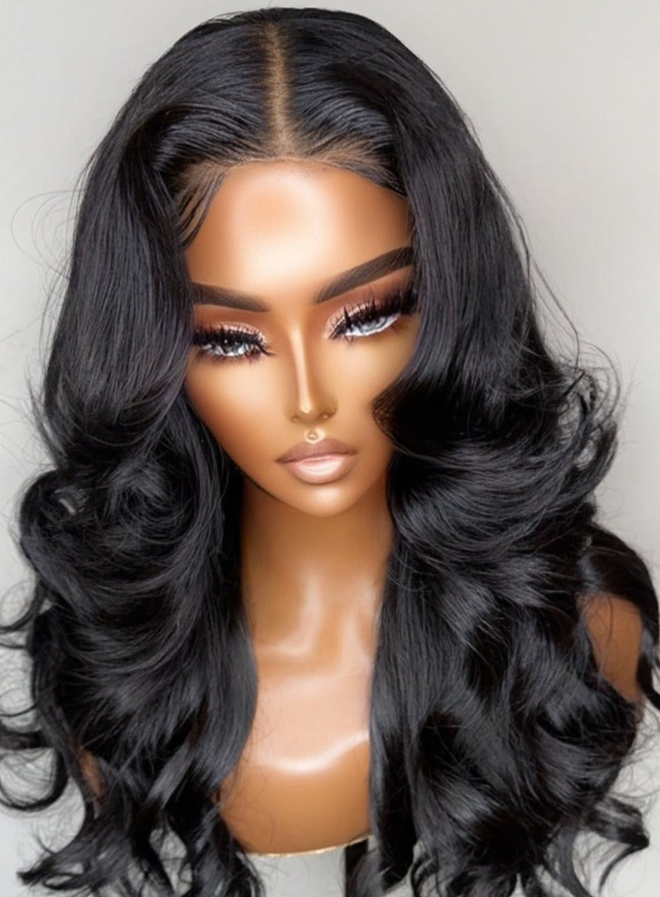 ATL Super Lux Deep Layered Custom Raw Indian GLUELESS HD Wig