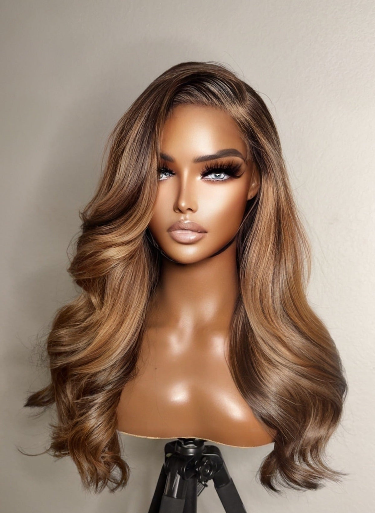 "Shawn" Triple Blonde Ombre  Custom Raw Indian GLUELESS HD Wig