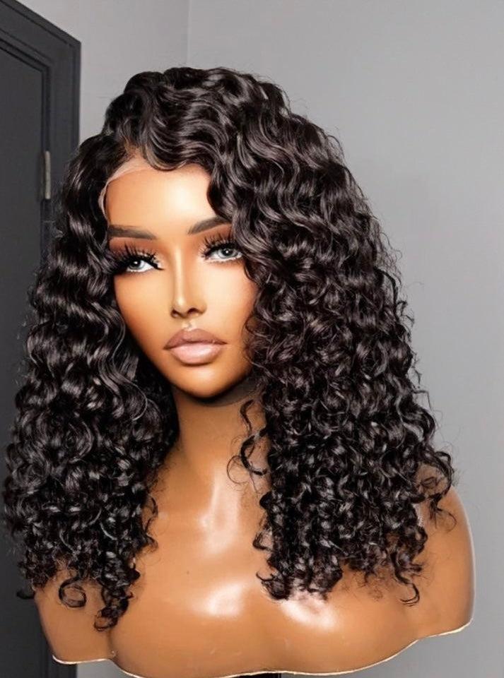 "Vee"  Soft Loose Island Curly Top Lace (5x5) Wig