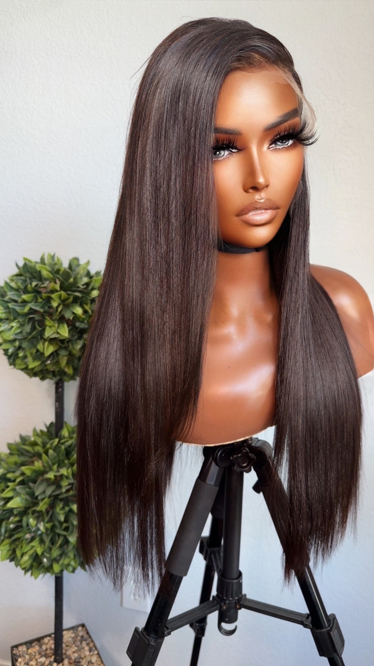 "SHARDE" Cambodian Glueless HD Lace Wig