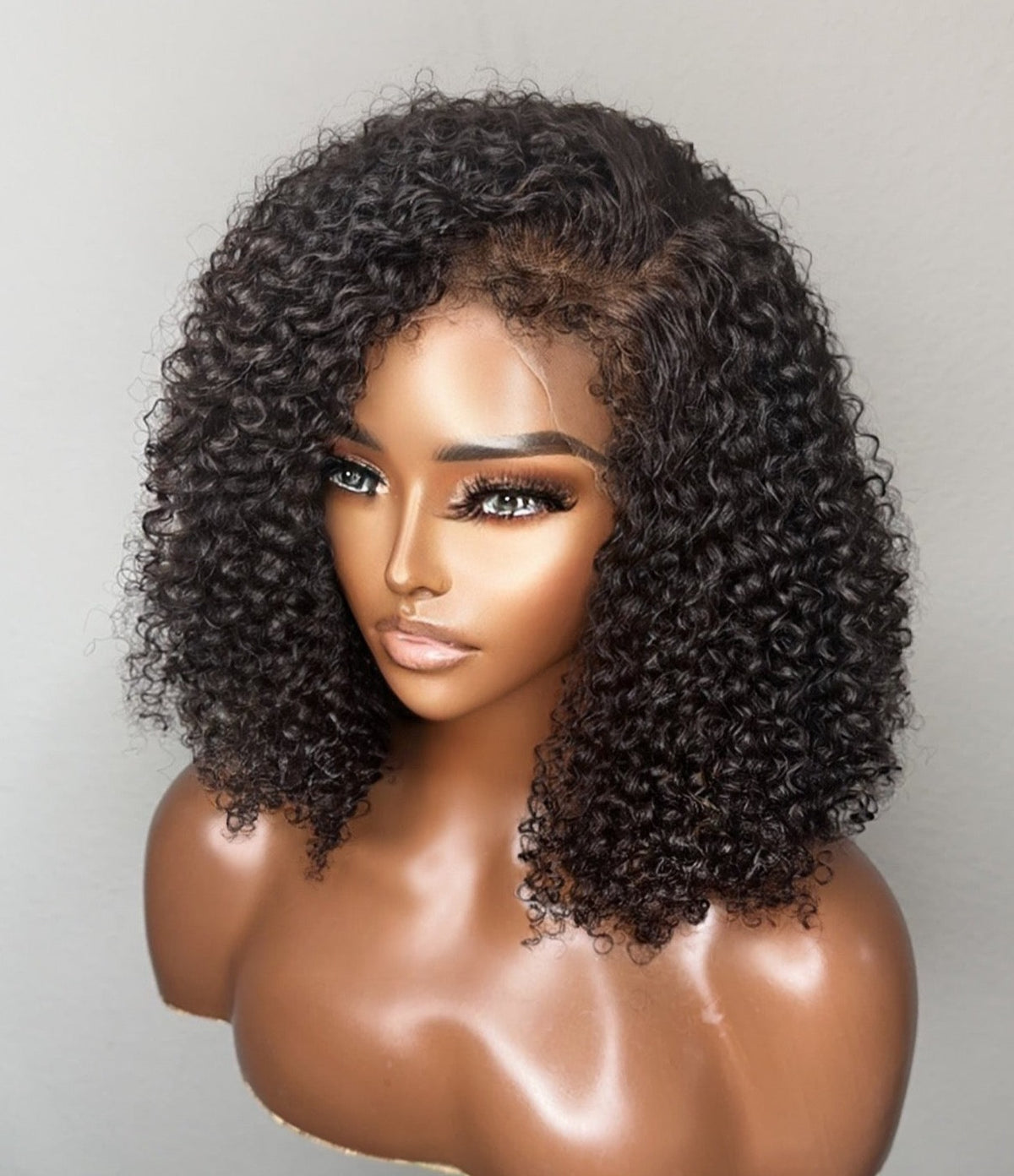 "Fatima" Afro Kinky Curly with Natural Edges