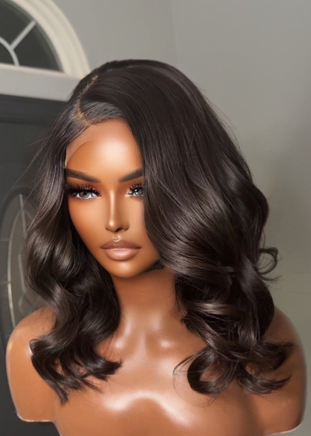 "Celine" Soft Glam Layered Bob HD Lace Wig