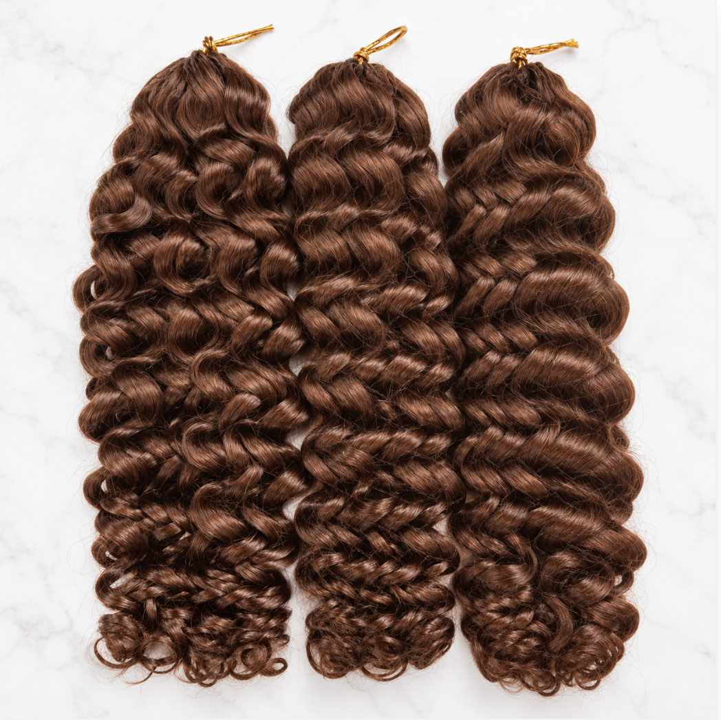 Deep Wave Raw Human Hair Crochet Single Bundles