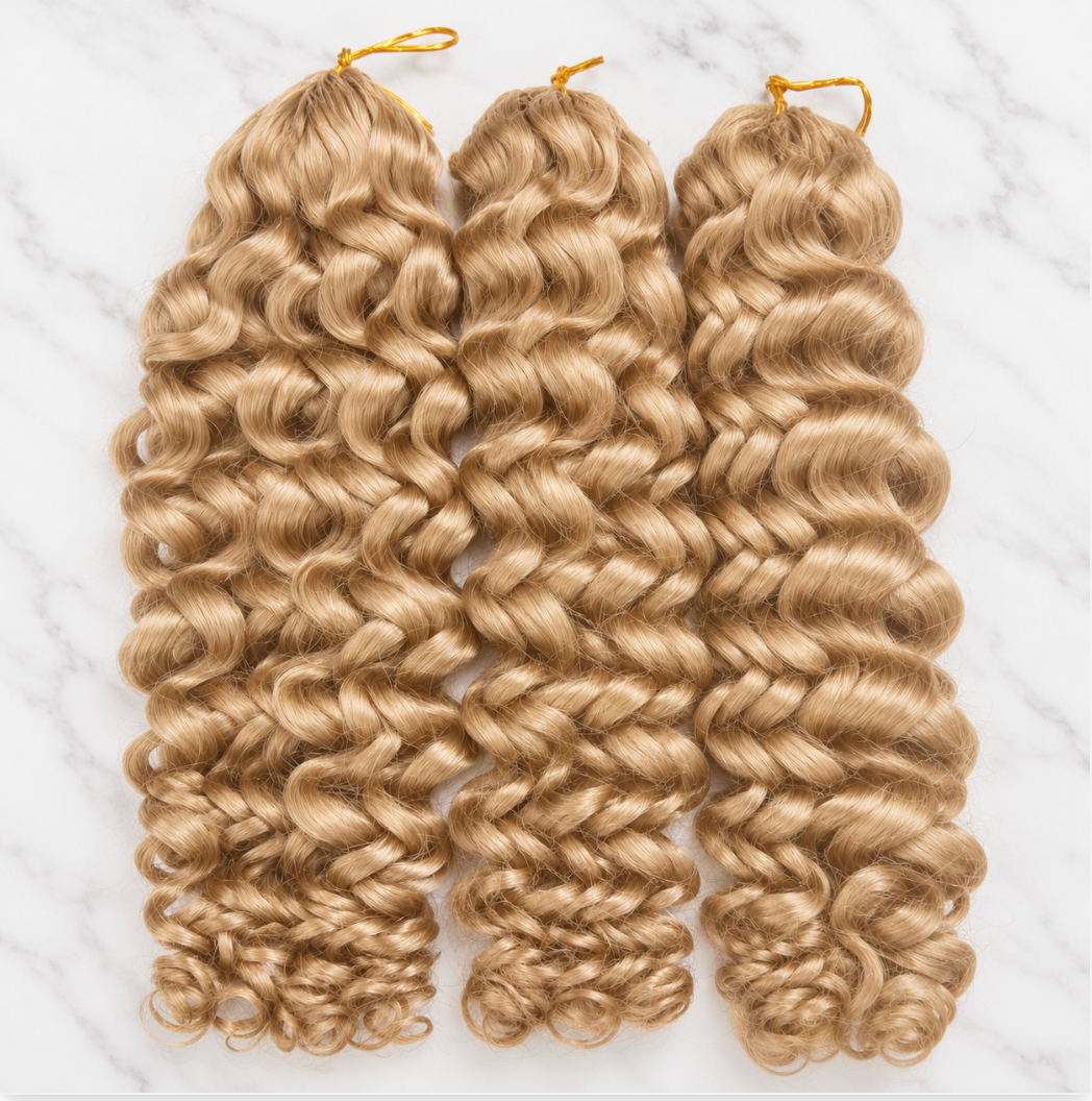 Deep Wave Raw Human Hair Crochet Single Bundles