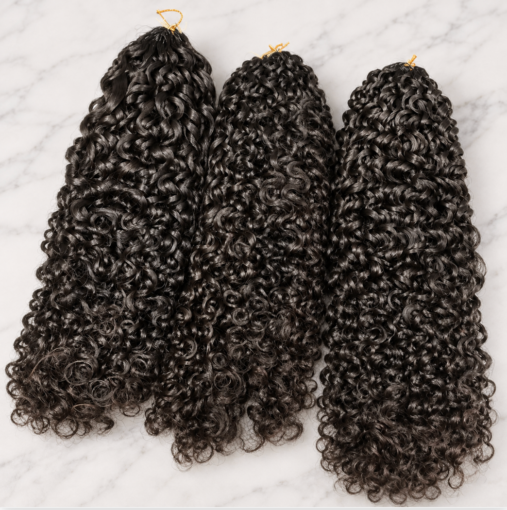 Burmese Curly Raw Crochet Single Bundle