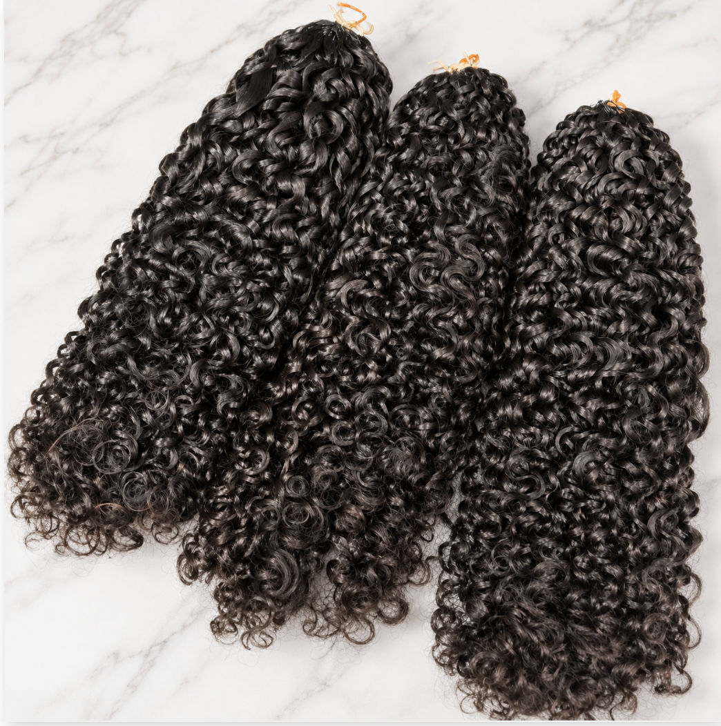 Burmese Curly Raw Crochet Single Bundle
