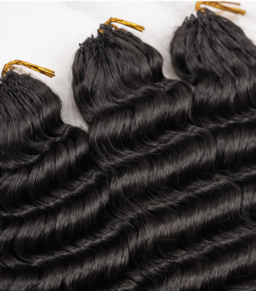 Ocean Wave Raw Human Hair Crochet Single Bundles