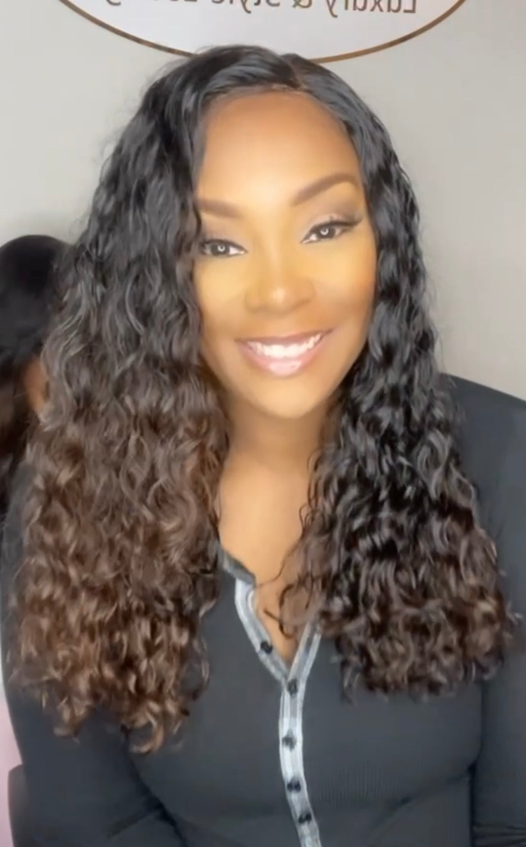 Highlighted Loose Wavy Lace Wig